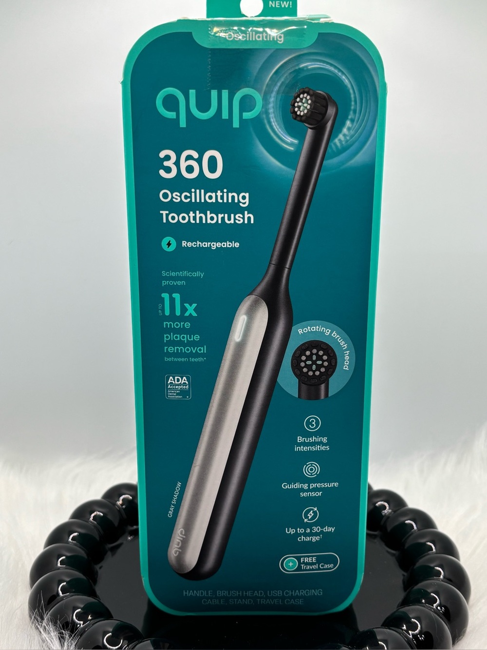 quip Rev Oscillating Rechargeable Electric Toothbrush